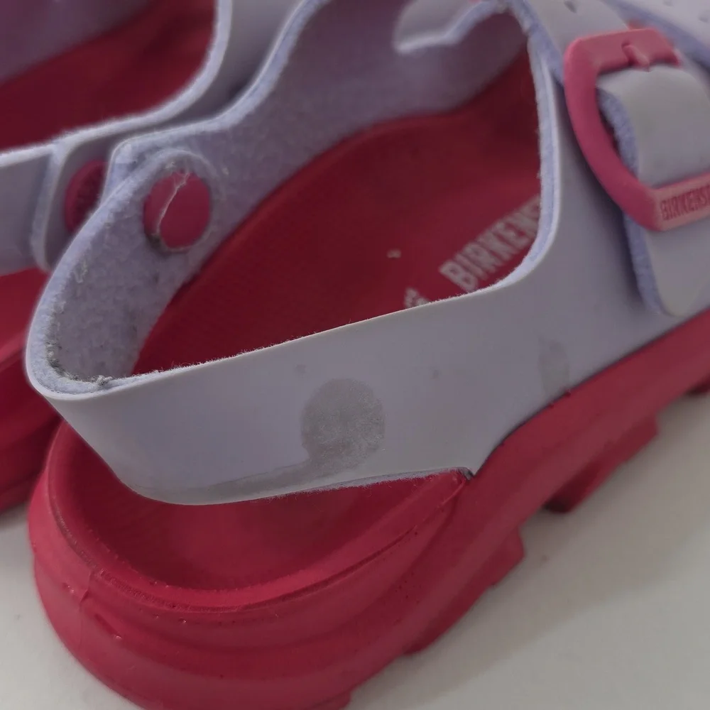 Birkenstock‎ Mogami Sandals Girl Euro 29  11-11.5 US  Pink Purple Buckle Straps